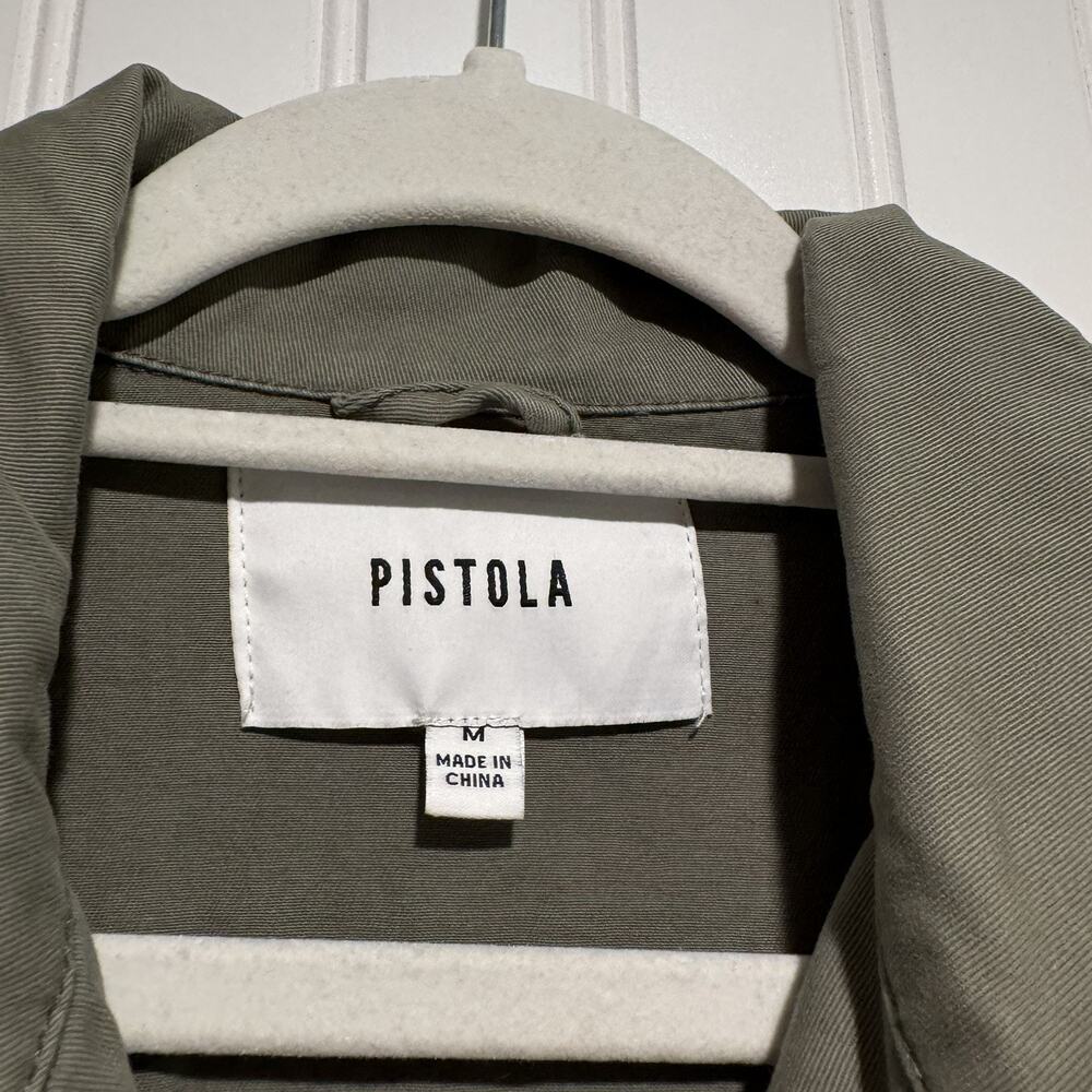 Pistola Camilo Jacket Army Green Star Print Size Medium - Picture 5 of 7